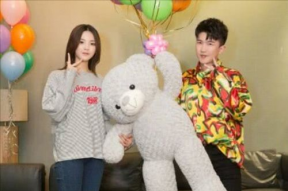 娱乐圈吃瓜背景板图片